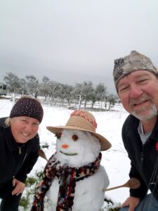 Cocahoe RV Park Snow Day Kevin & Amy 12-08-2017